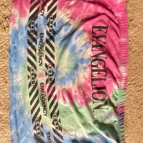 Hot Topic Tie-Dye Evangelion Tube Crop Top NWOT - Picture 2 of 6